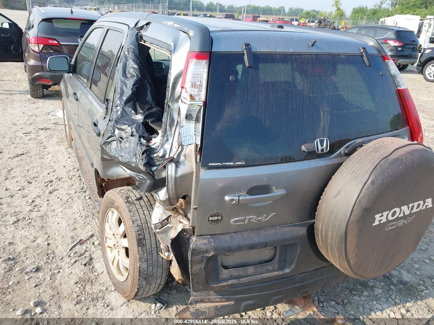 2006 Honda Cr-V Ex VIN: JHLRD78866C006345 Lot: 42906414