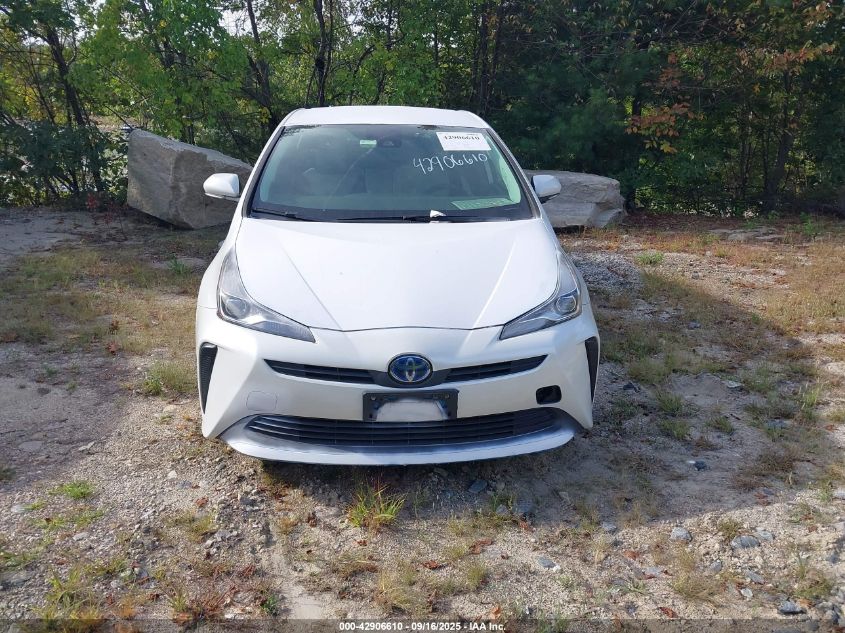 2019 Toyota Prius L Eco VIN: JTDKARFU7K3070715 Lot: 42906610