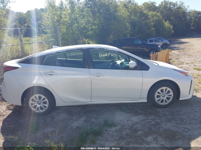2019 Toyota Prius L Eco VIN: JTDKARFU7K3070715 Lot: 42906610