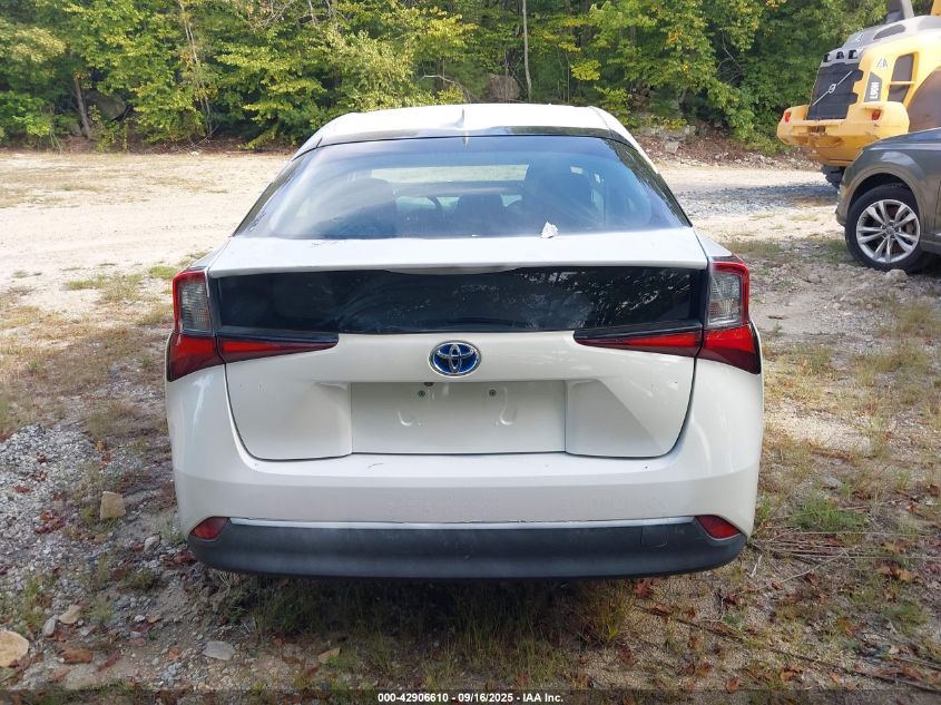 2019 Toyota Prius L Eco VIN: JTDKARFU7K3070715 Lot: 42906610