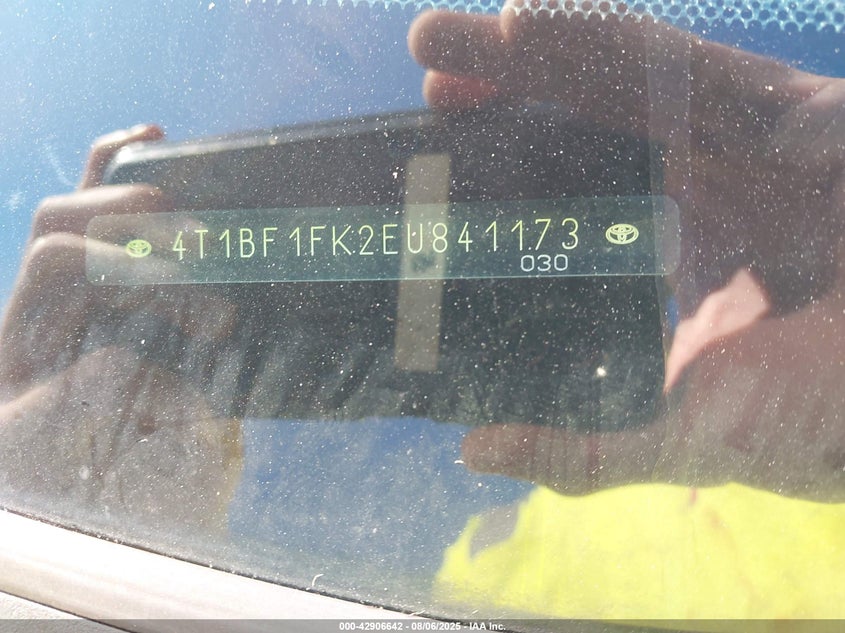 2014 TOYOTA CAMRY LE - 4T1BF1FK2EU841173