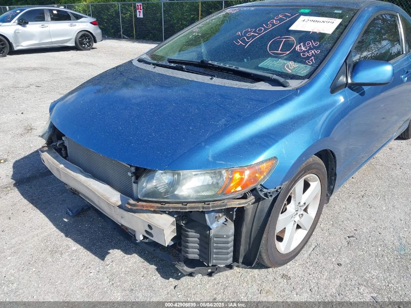 2007 Honda Civic Lx VIN: 2HGFG12667H580696 Lot: 42906899