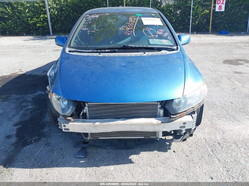 2007 Honda Civic Lx VIN: 2HGFG12667H580696 Lot: 42906899