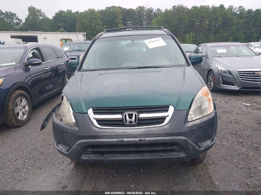 2002 Honda Cr-V Ex VIN: JHLRD78862C030056 Lot: 42906922