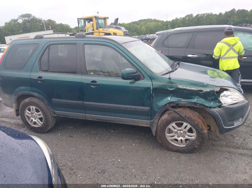 2002 Honda Cr-V Ex VIN: JHLRD78862C030056 Lot: 42906922