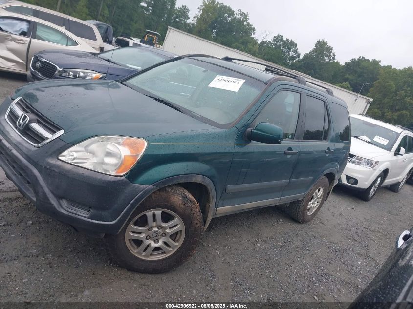 2002 Honda Cr-V Ex VIN: JHLRD78862C030056 Lot: 42906922
