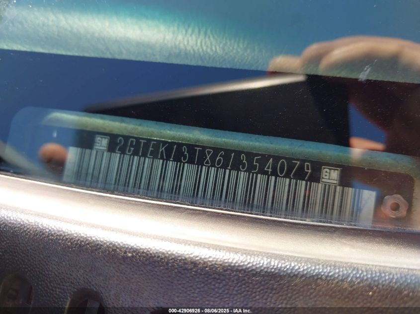2006 GMC Sierra 1500 Sle1/Sle2/Slt VIN: 2GTEK13T861354079 Lot: 42906926