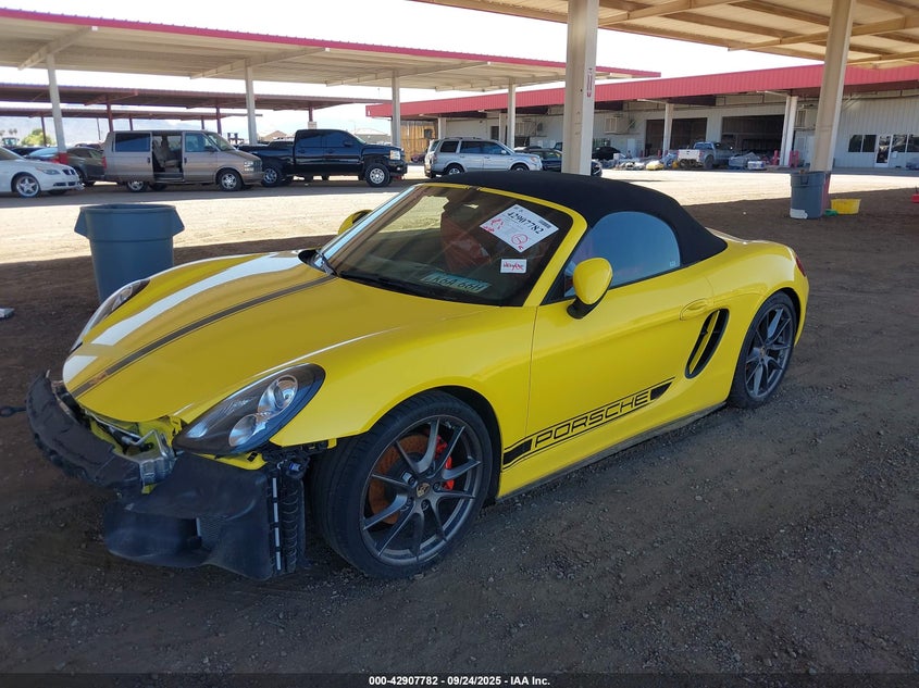Vin: wp0cb2a85ds132785, lot: 43401496, porsche boxster s 20132