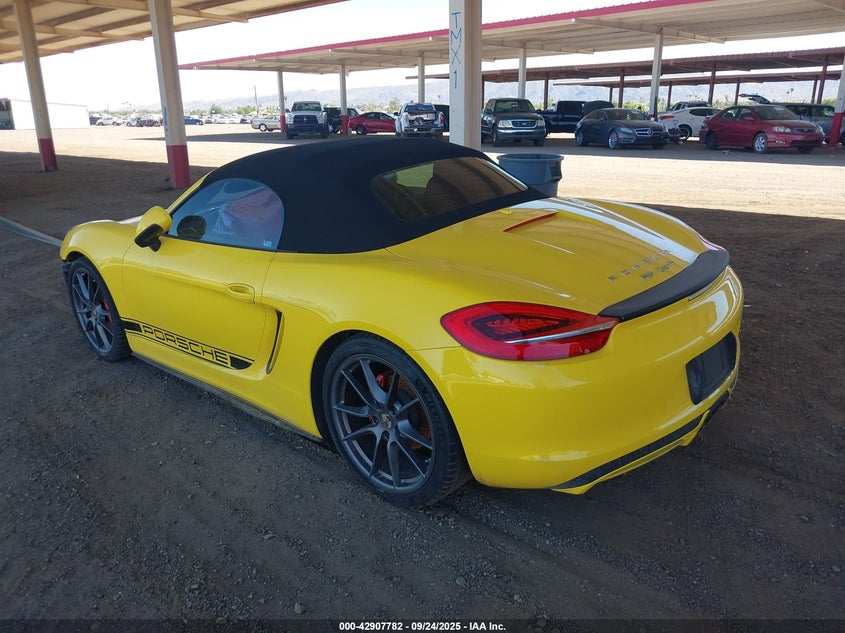 Vin: wp0cb2a85ds132785, lot: 43401496, porsche boxster s 20133