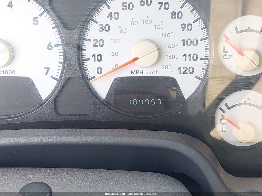 2007 Dodge Ram 1500 Slt VIN: 1D7HA18P57S122168 Lot: 42907960