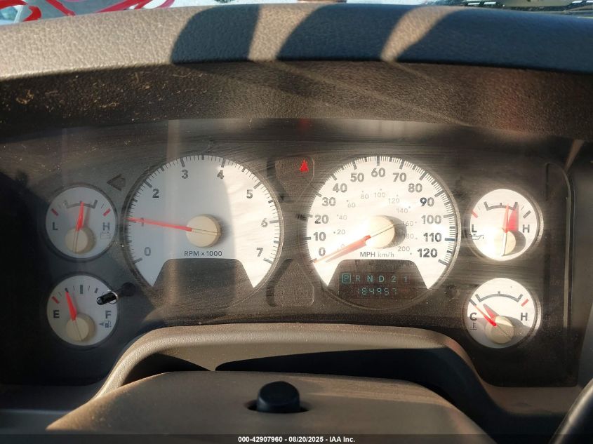 2007 Dodge Ram 1500 Slt VIN: 1D7HA18P57S122168 Lot: 42907960