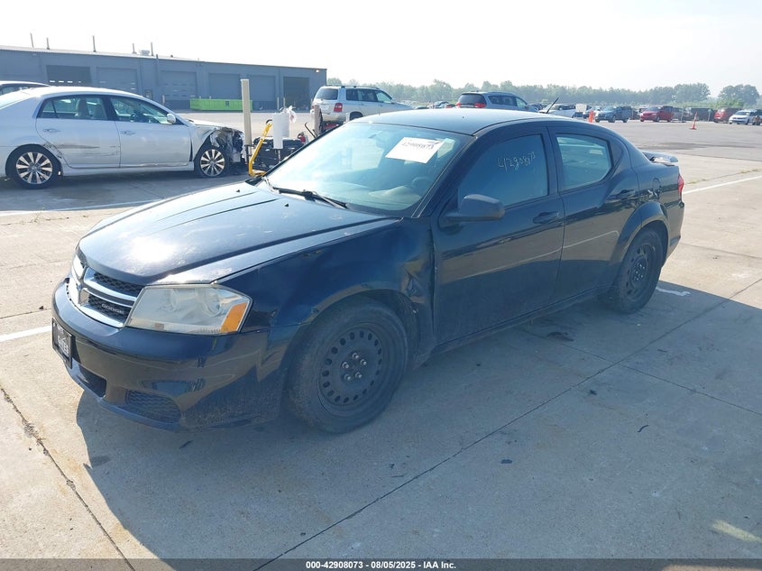 Vin: 1c3cdzab4cn128808, lot: 43401787, dodge avenger se 20122