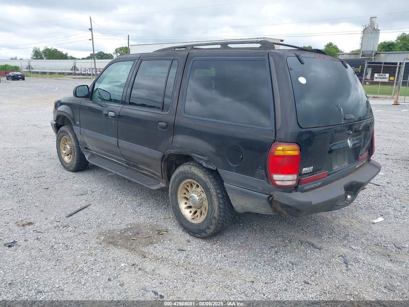 2000 Mercury Mountaineer black suv gasoline 4M2DU86P6YUJ38777 photo #4