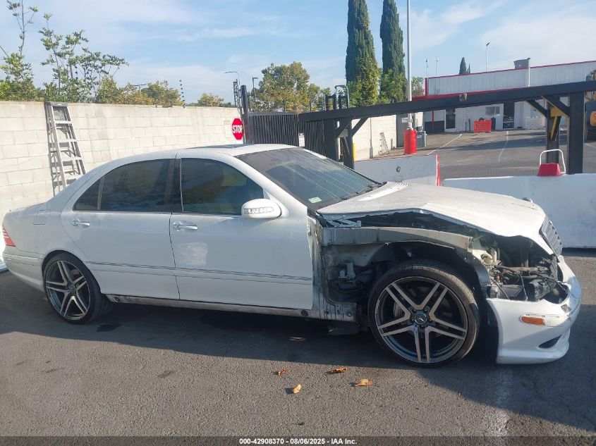 2003 Mercedes-Benz S 600 VIN: WDBNG76J63A344813 Lot: 42908370