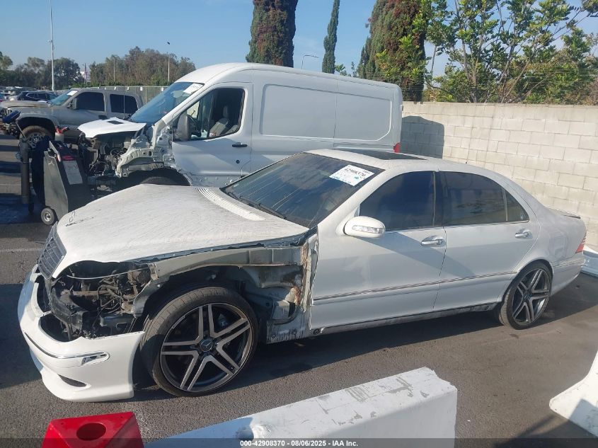 2003 Mercedes-Benz S 600 VIN: WDBNG76J63A344813 Lot: 42908370