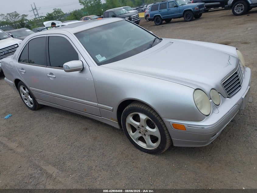 2002 Mercedes-Benz E 430 4M/4M Special Edition silver sedan gasoline WDBJF83J62X072156 photo #1