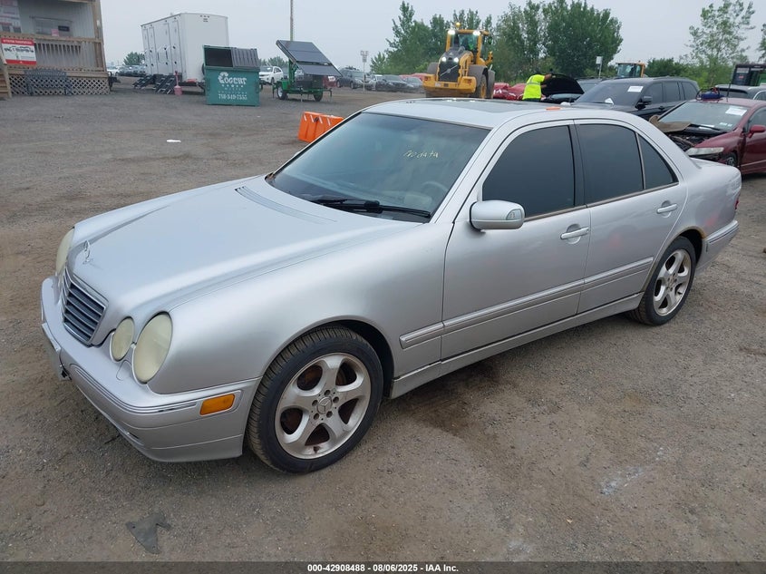 2002 Mercedes-Benz E 430 4M/4M Special Edition silver sedan gasoline WDBJF83J62X072156 photo #3