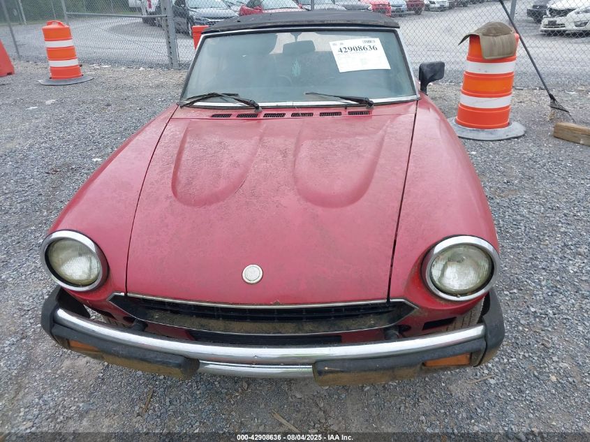 1982 Fiat 124 Spider VIN: ZFAAS00B1C8188623 Lot: 42908636