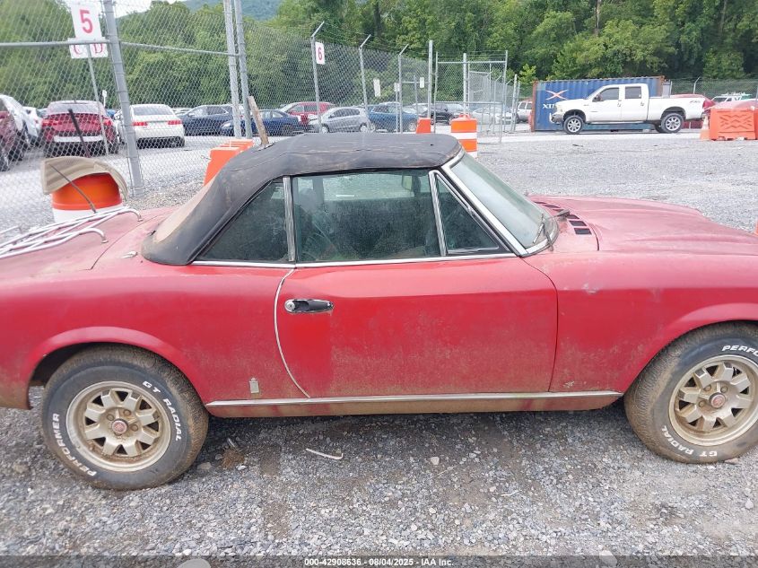 1982 Fiat 124 Spider VIN: ZFAAS00B1C8188623 Lot: 42908636