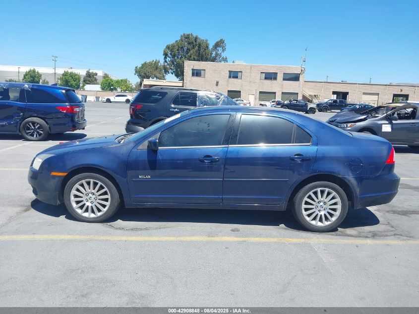 2007 Mercury Milan V6 Premier VIN: 3MEHM08107R640786 Lot: 42908848