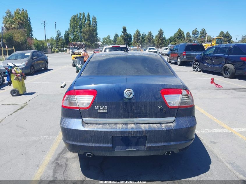 2007 Mercury Milan V6 Premier VIN: 3MEHM08107R640786 Lot: 42908848