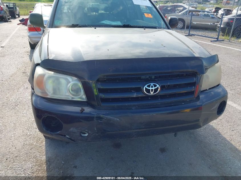 2007 Toyota Highlander V6 VIN: JTEDP21A670126725 Lot: 42909101