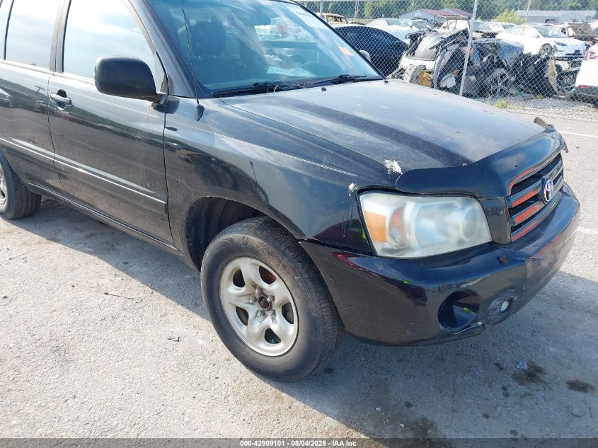 2007 Toyota Highlander V6 VIN: JTEDP21A670126725 Lot: 42909101