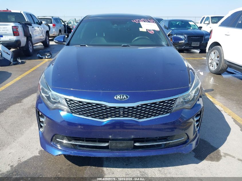 2017 Kia Optima Sxl Turbo VIN: 5XXGV4L2XHG174804 Lot: 42909178