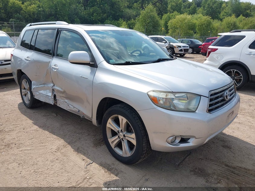 JTEES43A992138516 2009 Toyota Highlander Sport auction photo 1