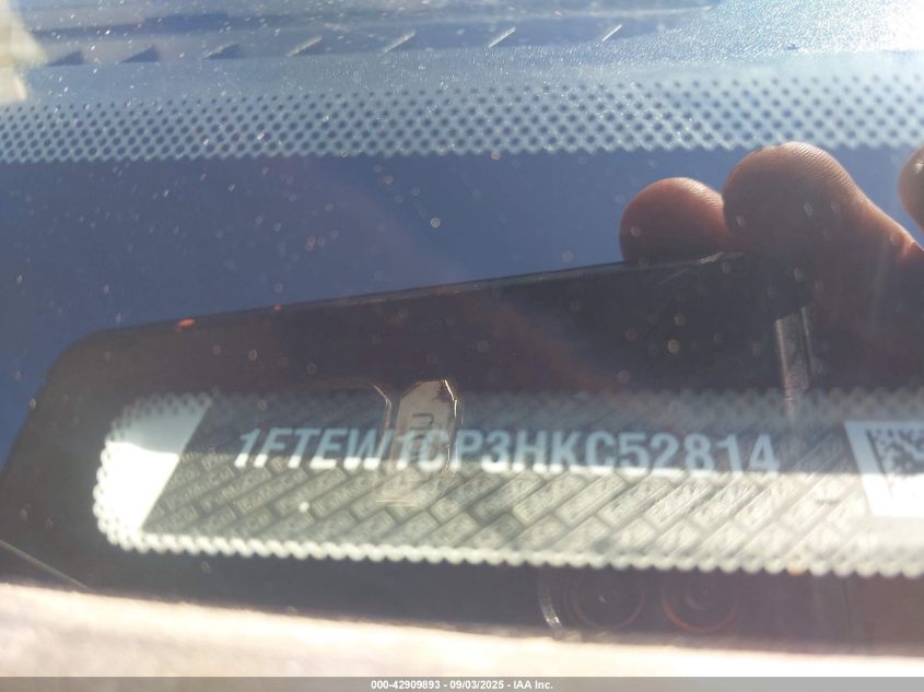 2017 Ford F-150 Xl VIN: 1FTEW1CP3HKC52814 Lot: 42909893