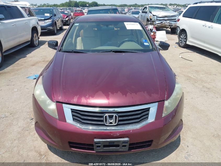 2010 Honda Accord 2.4 Lx VIN: 1HGCP2F35AA037810 Lot: 42910172