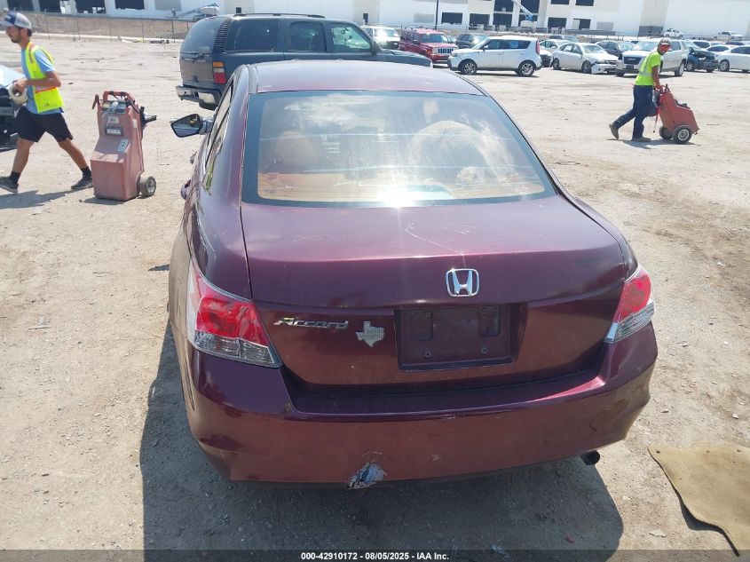 2010 Honda Accord 2.4 Lx VIN: 1HGCP2F35AA037810 Lot: 42910172