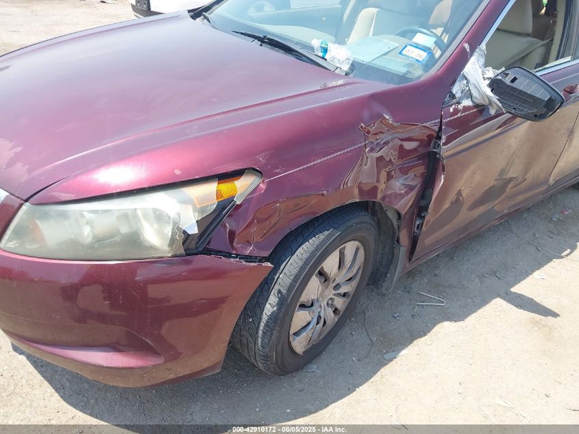 2010 Honda Accord 2.4 Lx VIN: 1HGCP2F35AA037810 Lot: 42910172