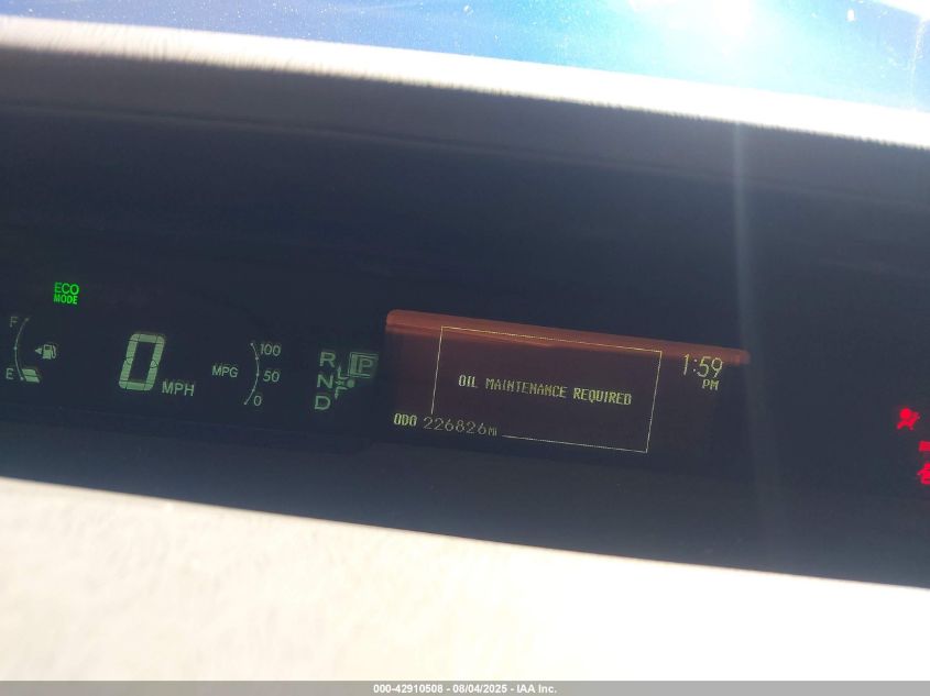 2011 Toyota Prius Two VIN: JTDKN3DU8B0302101 Lot: 42910508