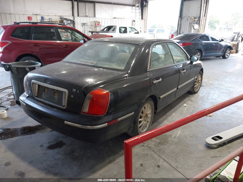 KMHFU45E25A390199 2005 HYUNDAI XG photo no. 4