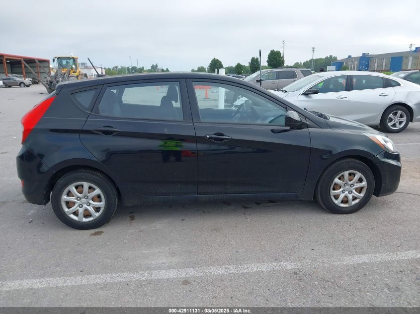 2012 Hyundai Accent Gs VIN: KMHCT5AE0CU016073 Lot: 42911131