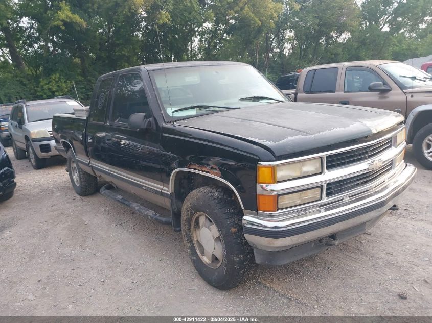 1998 Chevrolet K1500 Fleetside black truck gasoline 2GCEK19R1W1156164 photo #1