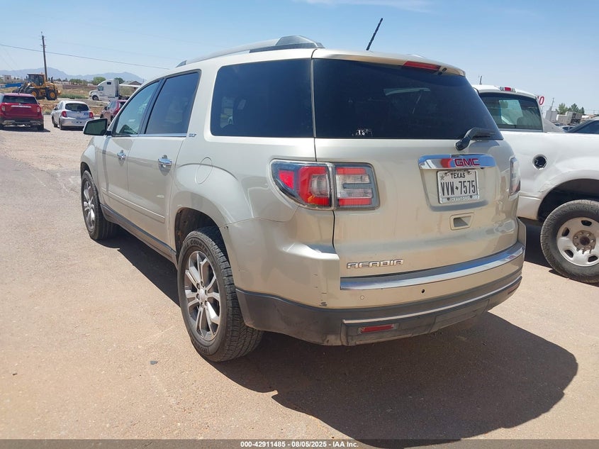 Vin: 1gkkrskd2ej257046, lot: 43405211, gmc acadia slt-2 20143