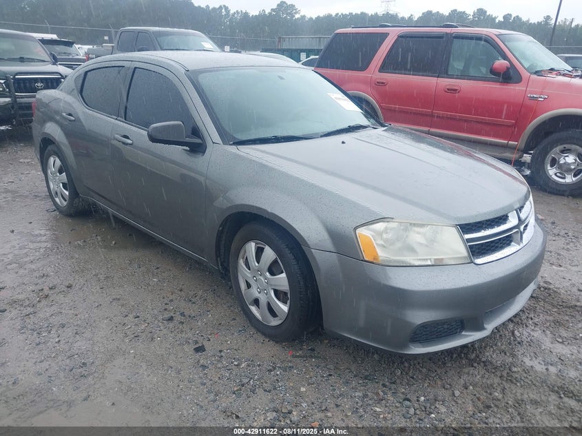 Vin: 1c3cdzab1dn700791, lot: 43405348, dodge avenger se 20131
