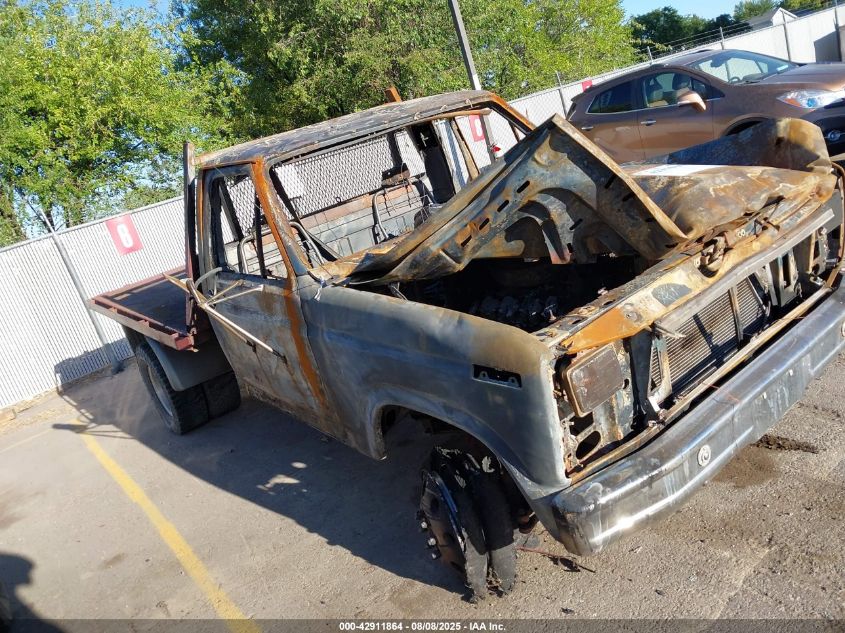 1985 Ford F350 brown pickup gasoline 1FDKF38L3FPB48596 photo #1