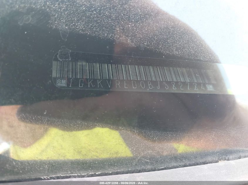 2011 GMC Acadia Slt-1 VIN: 1GKKVRED0BJ382784 Lot: 42912256