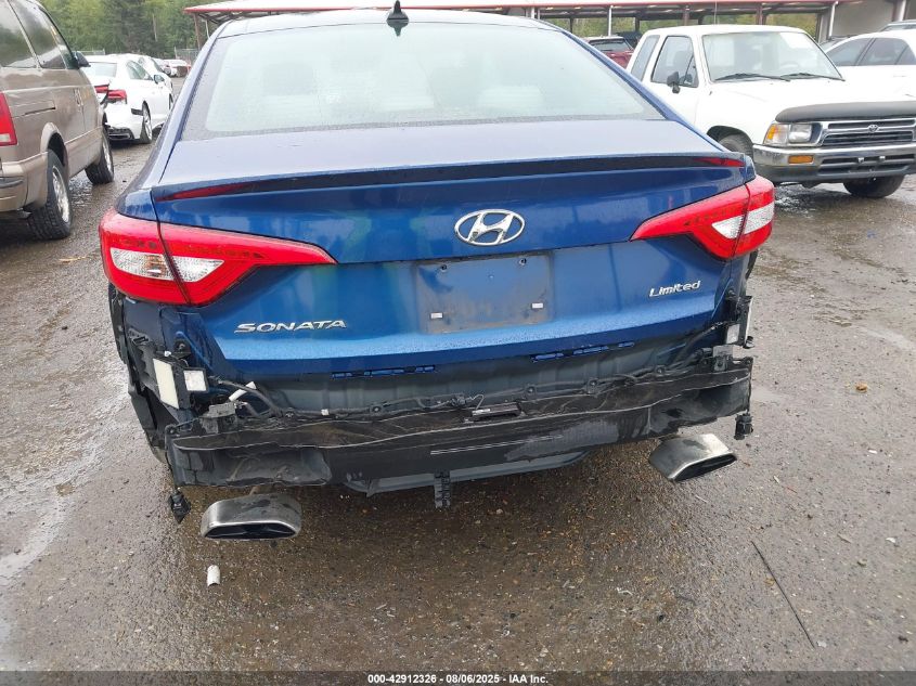 2015 Hyundai Sonata Limited VIN: 5NPE34AF7FH130814 Lot: 42912326