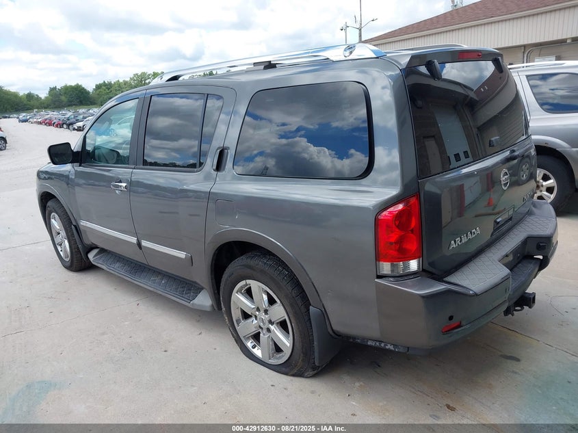 Vin: 5n1aa0ne3bn615648, lot: 43406356, nissan armada platinum 20113