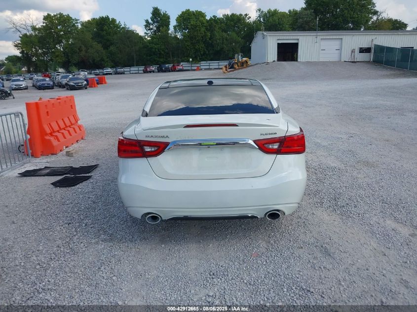 2017 Nissan Maxima 3.5 Platinum VIN: 1N4AA6AP6HC421950 Lot: 42912665