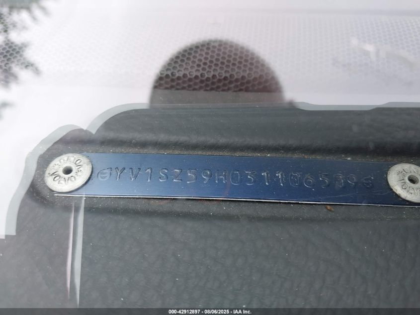 2003 Volvo Xc70 VIN: YV1FD59H031106509 Lot: 42912897