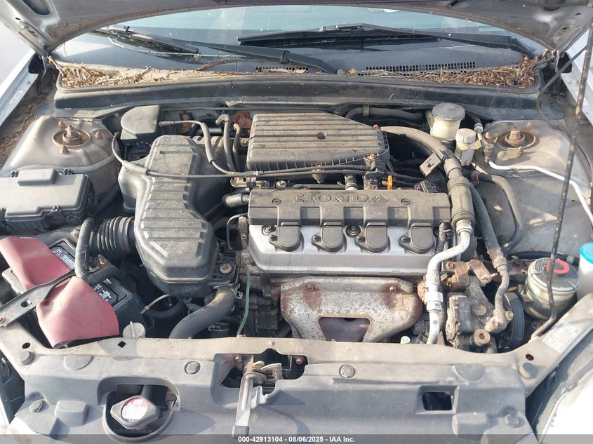 2002 Honda Civic Lx VIN: 2HGES15562H590019 Lot: 42913104