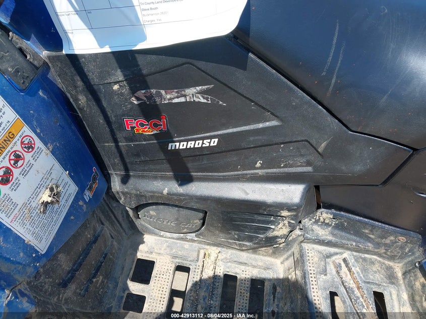 2009 Arti Cat 550 VIN: 4UF09ATV89T209963 Lot: 42913112