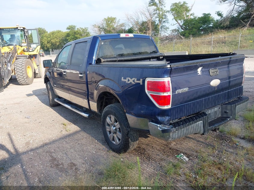 Vin: 1ftfw1et3ckd24439, lot: 43407006, ford f-150 xlt 20123