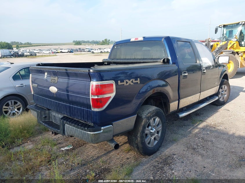 Vin: 1ftfw1et3ckd24439, lot: 43407006, ford f-150 xlt 20124