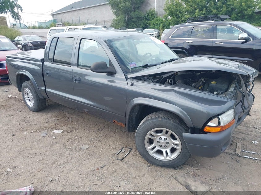 2003 Dodge Dakota Sport/Sxt grey truck gasoline 1D7HL38X13S234210 photo #1